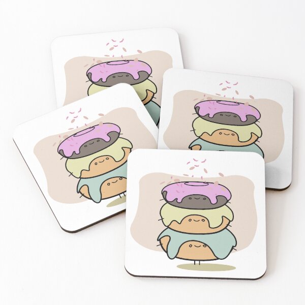 Item preview, Cute Kawaii Stack of Donuts designed and sold by JOCSTOCK.