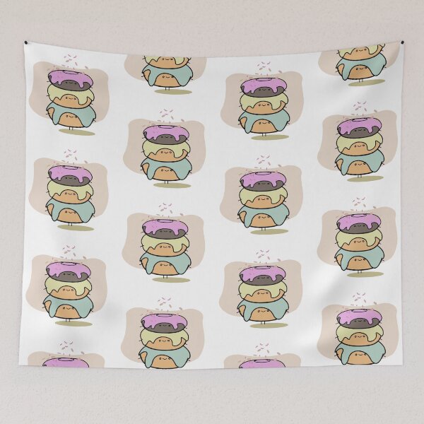 Item preview, Cute Kawaii Stack of Donuts designed and sold by JOCSTOCK.