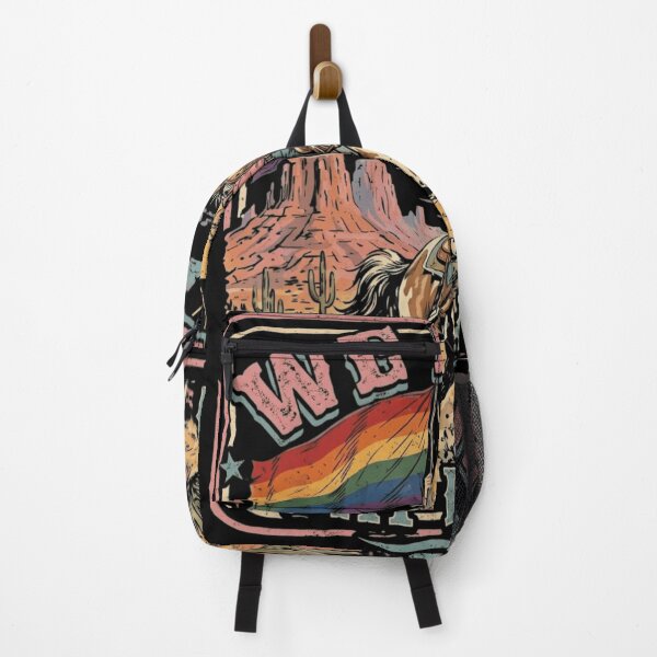 Item preview, We Pride At Dawn Vintage Cowgirl Rainbow Flag Western Aesthetic designed and sold by haitrieuic96.