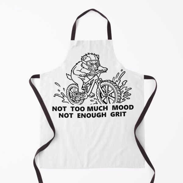Item preview, Not Enough Grit Funny Badger Mountain Bike MTB T-Shirt designed and sold by The Bold Line Studio.