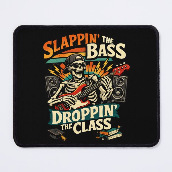 Item preview, Slappin' the Bass, Droppin' the Class – Funny Bass Guitar Graduation designed and sold by SidTastic .