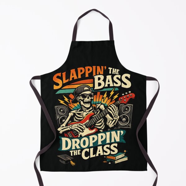 Item preview, Slappin' the Bass, Droppin' the Class – Funny Bass Guitar Graduation designed and sold by SidTastic .
