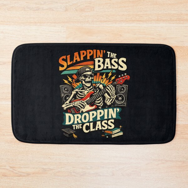Item preview, Slappin' the Bass, Droppin' the Class – Funny Bass Guitar Graduation designed and sold by SidTastic .