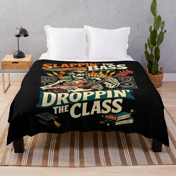 Item preview, Slappin' the Bass, Droppin' the Class – Funny Bass Guitar Graduation designed and sold by SidTastic .