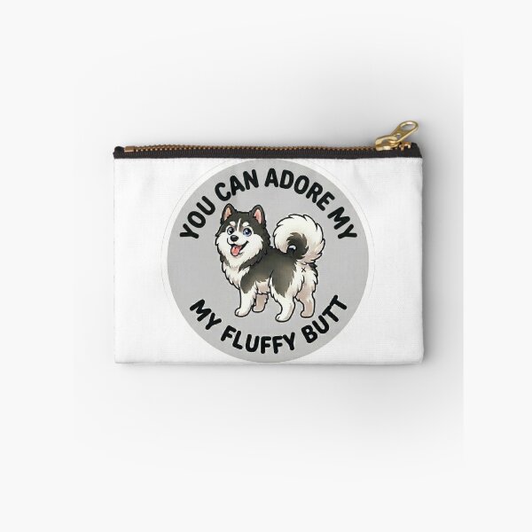 Item preview, You Can Adore My Fluffy Butt – Cute Husky Doodle designed and sold by DailyStruggleCo.