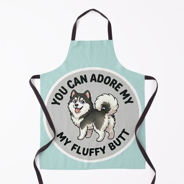 Item preview, You Can Adore My Fluffy Butt – Cute Husky Doodle designed and sold by DailyStruggleCo.
