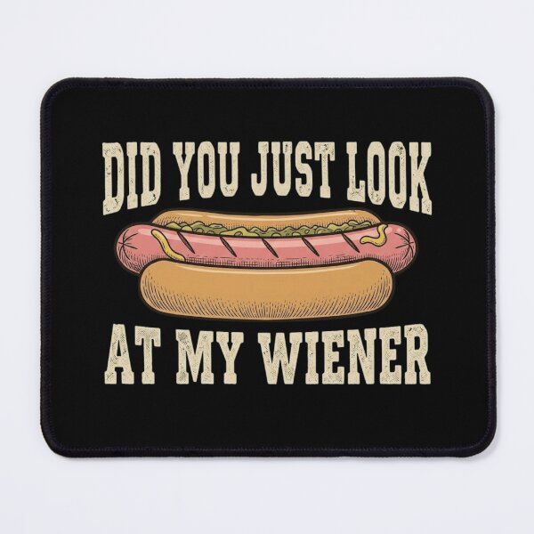 Item preview, Funny Hot Dog Pun Did You Just Look At My Wiener Vintage BBQ designed and sold by haitrieuic96.
