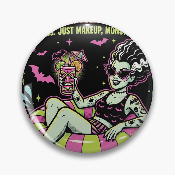 Item preview, Hot Ghoul Summer Spooky Monster Pool Party Retro Graphic designed and sold by AdyKurniawan.