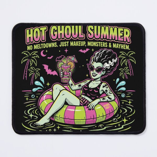 Item preview, Hot Ghoul Summer Spooky Monster Pool Party Retro Graphic designed and sold by AdyKurniawan.