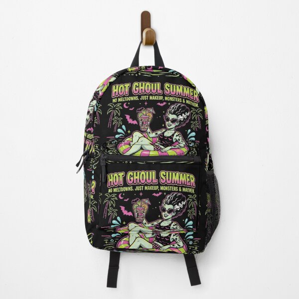 Item preview, Hot Ghoul Summer Spooky Monster Pool Party Retro Graphic designed and sold by AdyKurniawan.