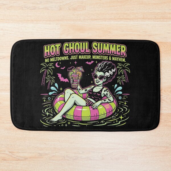 Item preview, Hot Ghoul Summer Spooky Monster Pool Party Retro Graphic designed and sold by AdyKurniawan.