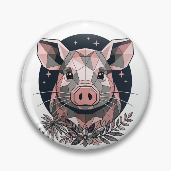 Item preview, Polygonal Pig  designed and sold by unboxedbyJuls.