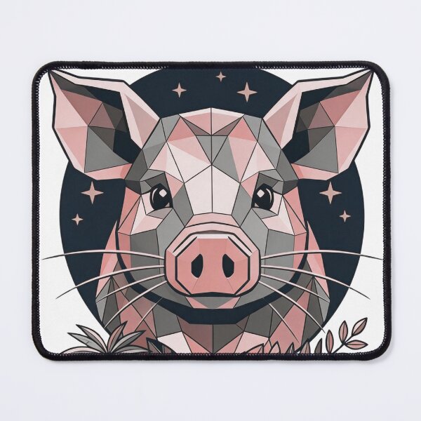 Item preview, Polygonal Pig  designed and sold by unboxedbyJuls.