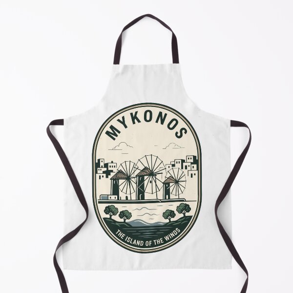 Item preview, Vintage Mykonos Greece Windmill Travel Badge designed and sold by k3rstman1.