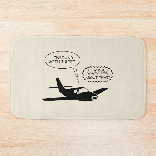 Item preview, Funny Pilot to Air Traffic Control, "Inbound with Juliet." designed and sold by True Challenge.