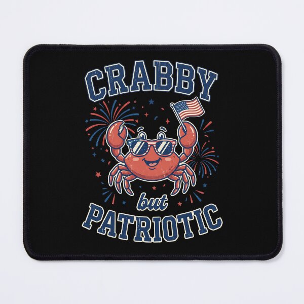 Item preview, Crabby But Patriotic USA Crab 4th of July designed and sold by dudelinart.