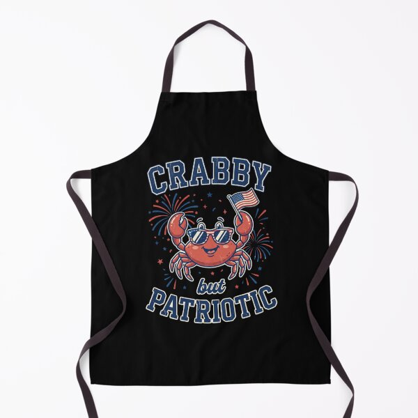 Item preview, Crabby But Patriotic USA Crab 4th of July designed and sold by dudelinart.