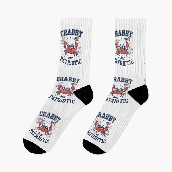Item preview, Crabby But Patriotic USA Crab 4th of July designed and sold by dudelinart.