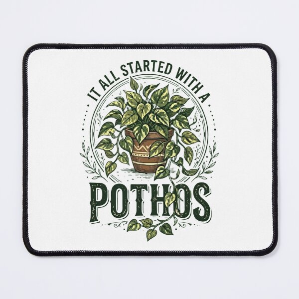 Item preview, It All Started With A Pothos - Funny Houseplant Lover Design designed and sold by haitrieuic96.