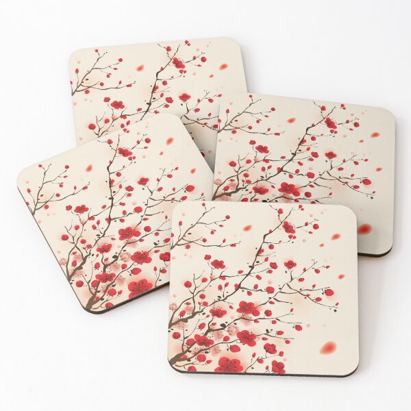 Item preview, Oriental Plum Blossoms in Bloom - 006 designed and sold by OriArtiste.