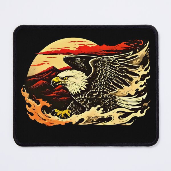 Item preview, Eagle Over Red Mountain Sunset designed and sold by Neer arts.