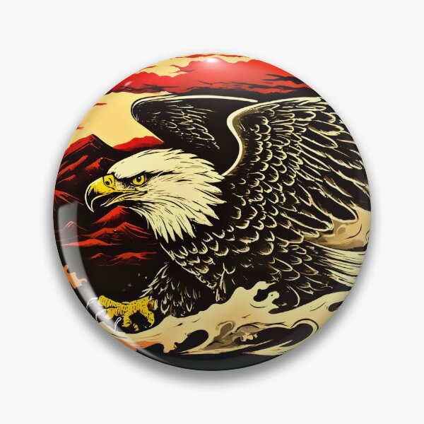 Item preview, Eagle Over Red Mountain Sunset designed and sold by Neer arts.