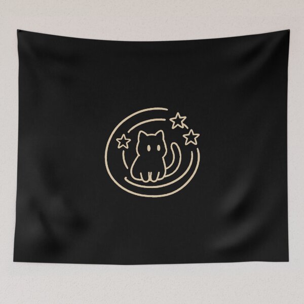 Item preview, 90s Y2K Scary Tomcat Cat is Scared Under Starry Tail designed and sold by thomas-frame.