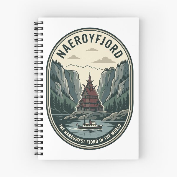 Item preview, Vintage Naeroyfjord Norway Stave Church Retro Travel designed and sold by k3rstman1.