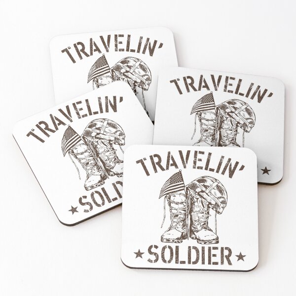Item preview, Travelin Soldier Vintage Military Country Song designed and sold by Dela3.