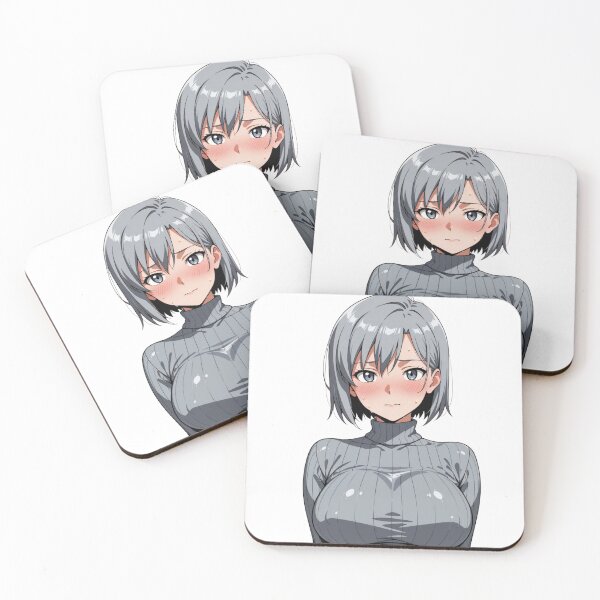 Item preview, Anime Waifu Turtleneck Blushing  designed and sold by Shirt-Otakus.