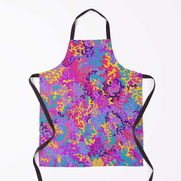 Item preview, Psychedelic Jazz Doodle Pattern | Vibrant Purple Abstract Pop Art designed and sold by Zeddessay.