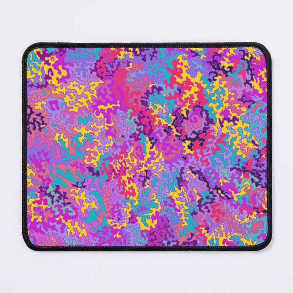 Item preview, Psychedelic Jazz Doodle Pattern | Vibrant Purple Abstract Pop Art designed and sold by Zeddessay.