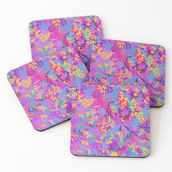 Item preview, Psychedelic Jazz Doodle Pattern | Vibrant Purple Abstract Pop Art designed and sold by Zeddessay.