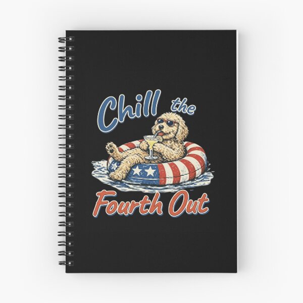 Item preview, Chill The Fourth Out Funny Goldendoodle Dog 4th Of July designed and sold by haitrieuic96.