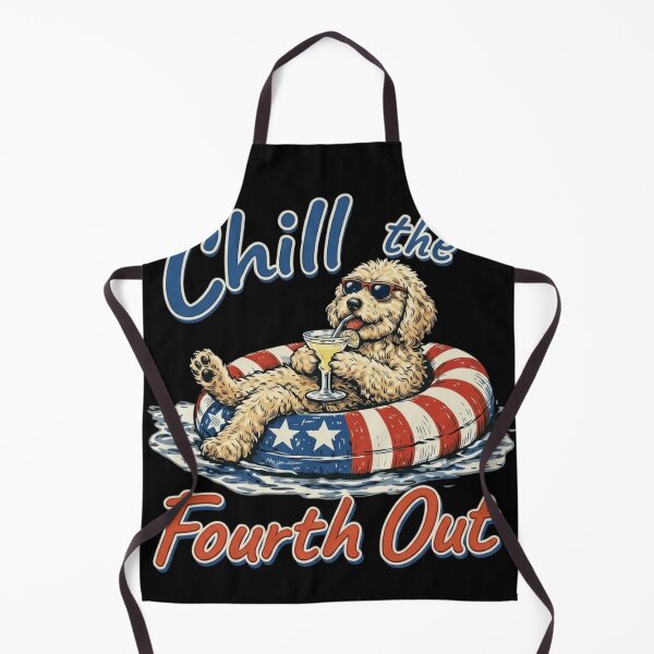 Item preview, Chill The Fourth Out Funny Goldendoodle Dog 4th Of July designed and sold by haitrieuic96.