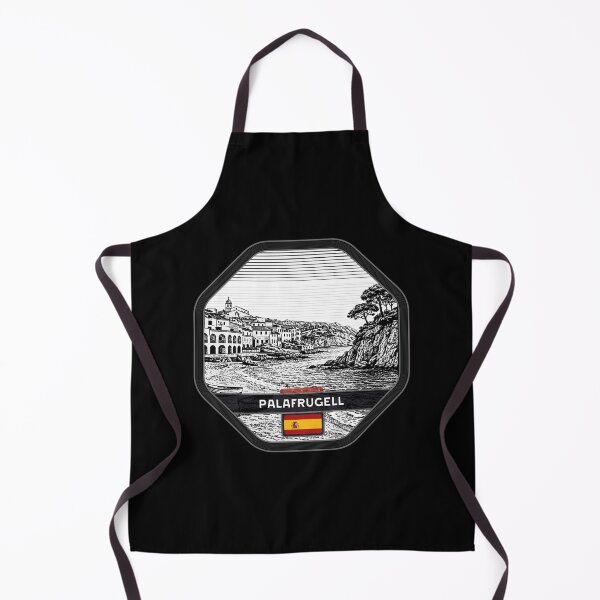 Item preview, Palafrugell Spain Linocut Style designed and sold by Thistle-TShop.