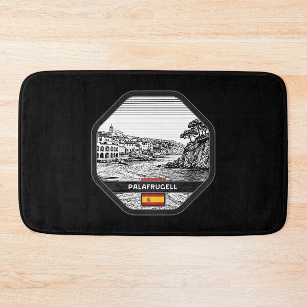 Item preview, Palafrugell Spain Linocut Style  designed and sold by Thistle-TShop.