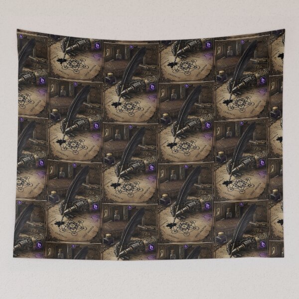 Item preview, Clockwork Hand and Quill designed and sold by Studio77-Gothic.