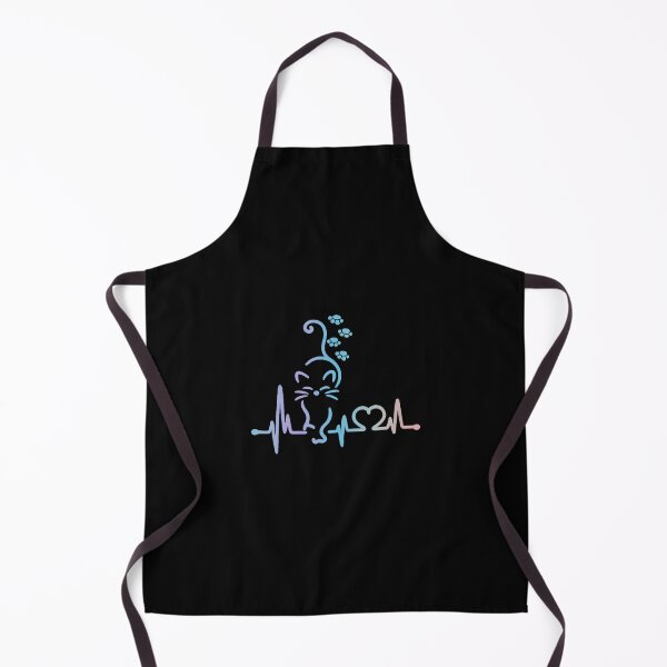 Item preview, Heartbeat Cat Lover Animal Silhouette Cute Cat designed and sold by thomas-frame.
