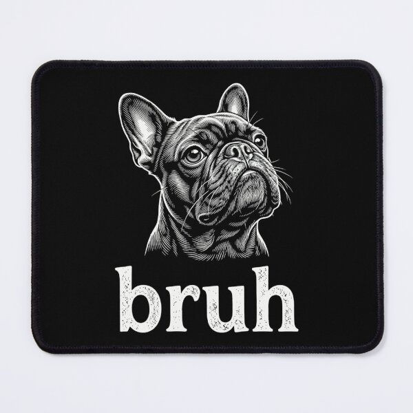 Item preview, Funny French Bulldog Bruh Meme Minimalist Sketch Art designed and sold by haitrieuic96.