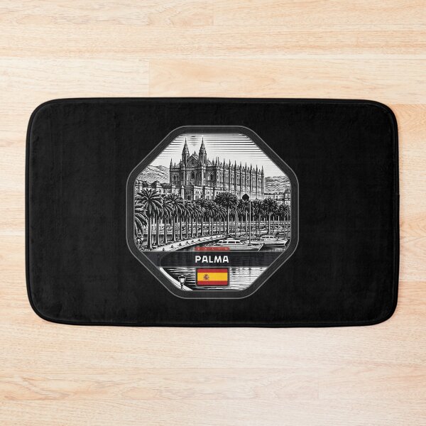 Item preview, Palma Spain Linocut Style  designed and sold by Thistle-TShop.