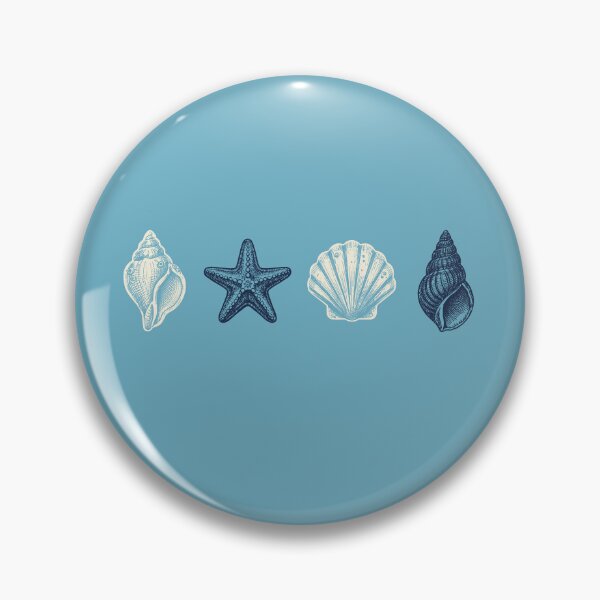 Item preview, Vintage Seashell Engraving Ocean Starfish Coastal Marine Life designed and sold by AdyKurniawan.