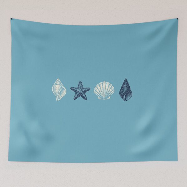 Item preview, Vintage Seashell Engraving Ocean Starfish Coastal Marine Life designed and sold by AdyKurniawan.