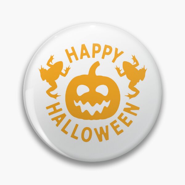 Item preview, Happy Halloween with pumpkin and toads. designed and sold by RizikCat.