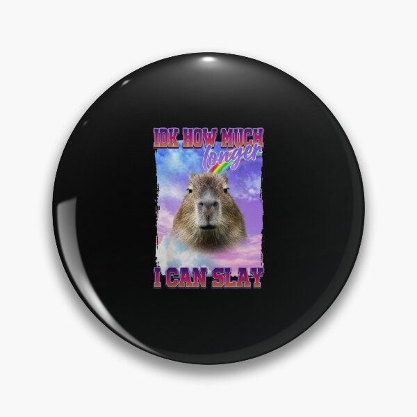 Item preview, IDK How Much Longer I Can Slay Capybara designed and sold by thomas-frame.
