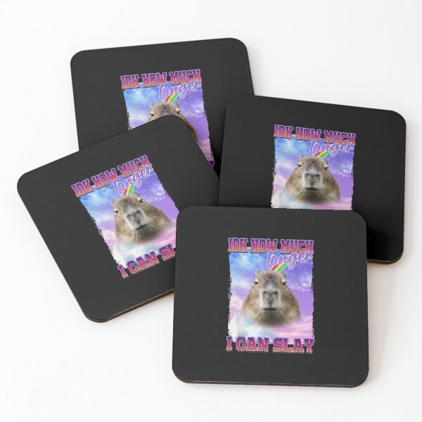 Item preview, IDK How Much Longer I Can Slay Capybara designed and sold by thomas-frame.