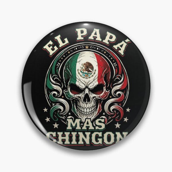 Item preview, El Papa Mas Chingon Mexican Flag Skull - Badass Father's Day Gift designed and sold by haitrieuic96.