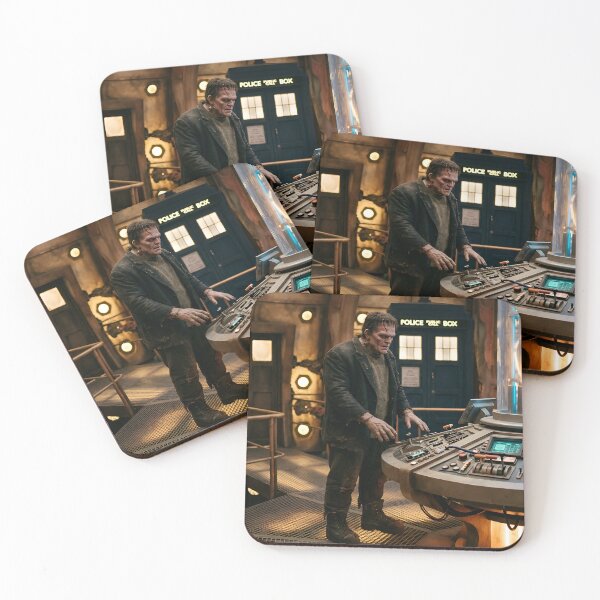 Item preview, Frankenstein’s monster in the TARDIS designed and sold by WiseBow.