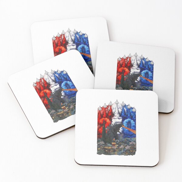 Item preview, Kaiju Monster Japanese Vangogh starrynight Vintage 250th fire designed and sold by thomas-frame.