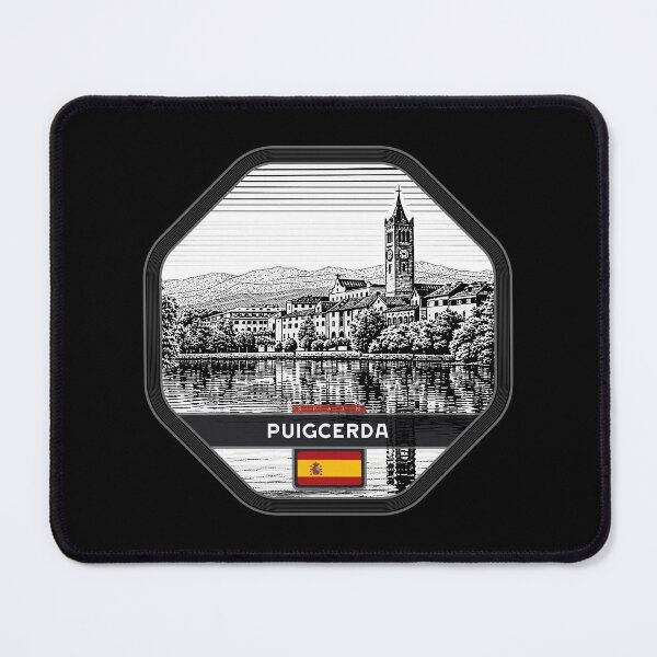 Item preview, Puigcerda Spain Linocut Style designed and sold by Thistle-TShop.